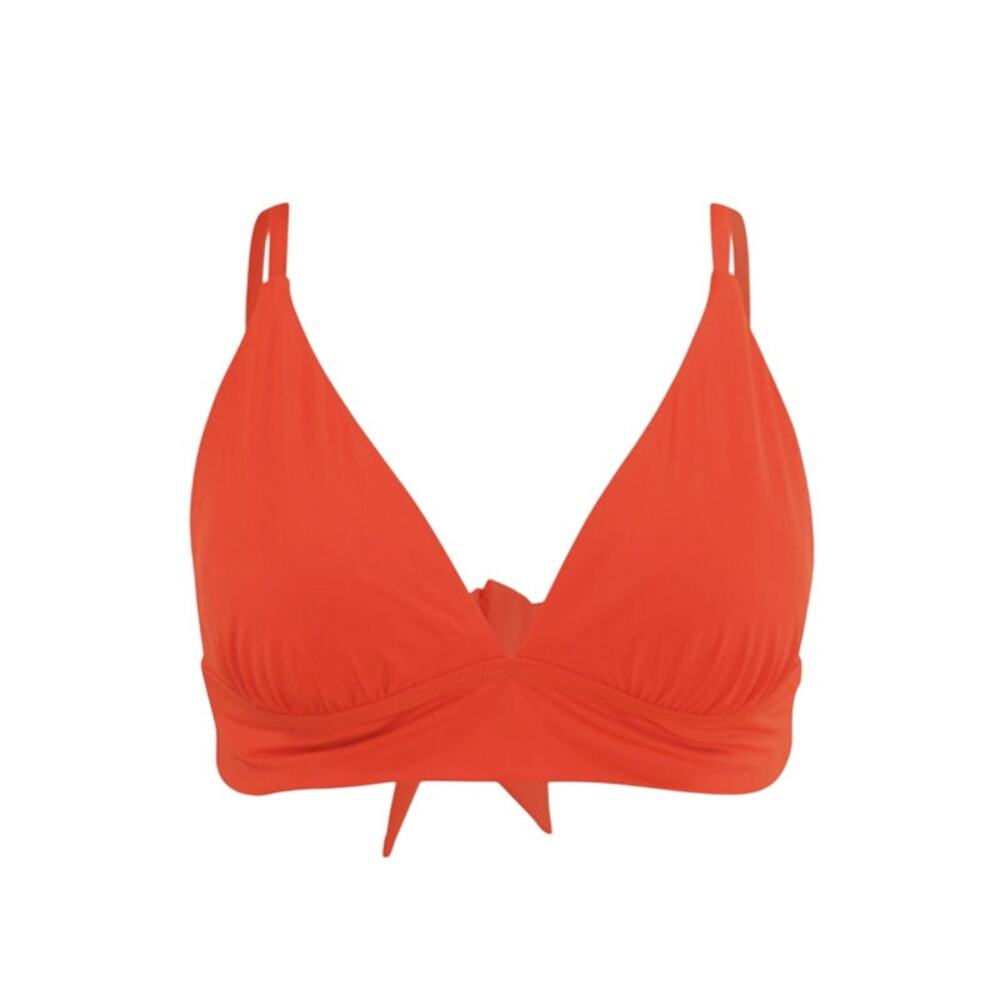 Skinny Dippers Miraclesuit NWT Jelly Beans Bridgette Red Bikini Top Size L